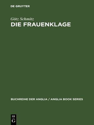 cover image of Die Frauenklage